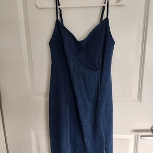 Stylish Blue Denim Dress
